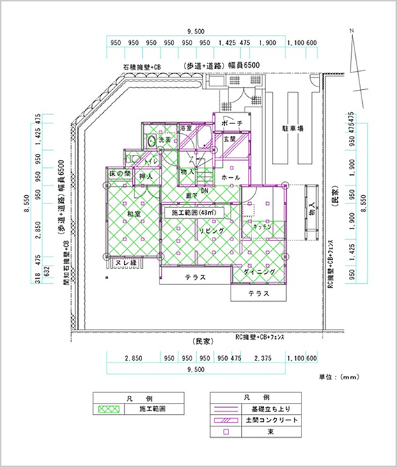 施工平面図