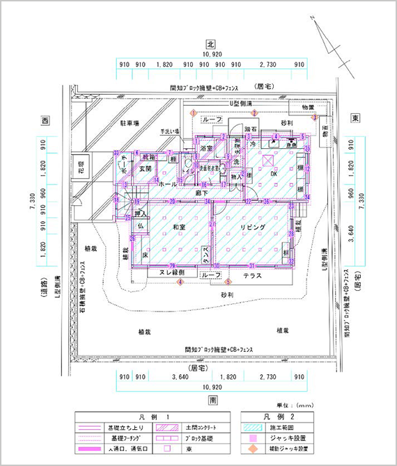 施工平面図